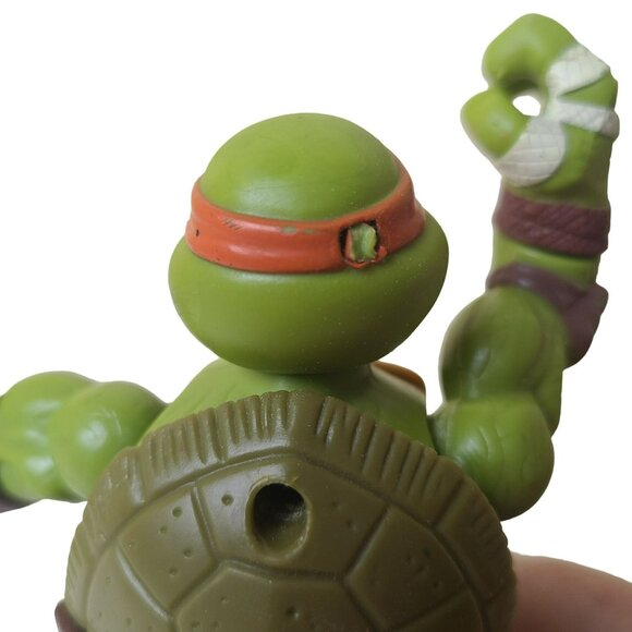 TMNT Michelangelo Action Figure Viacom Talking Toy Teenage Mutant Ninja Turtles - Picture 4 of 11
